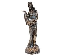 US Figurine de la déesse Grecque Fortuna en Bronze coulé à Froid 29 cm
