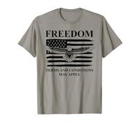 US Freedom Terms & Conditions May Apply American Flag Eagle T-Shirt