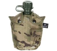 US gourde en plastique avec housse opération camo