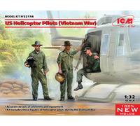 US Hélicoptère Pilots (Vietnam War) (100% New Moules ) 1:3 2 Plastique Model Kit