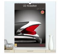 US Klassiker 1956 bis 1966 (hochwertiger Premium Wandkalender 2026 DIN A2 hoch), Kunstdruck in Hochglanz: Entdecken Sie tolle amerikanische Autos aus den 1950er und 1960er Jahren.