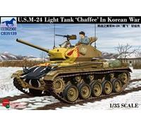 Us Light Tank Chaffee In Korean War - 1:35e -