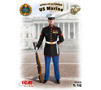 US Marine Sergeant (100% New Moules) 1:16 Figurine Plastique Model Kit Icm