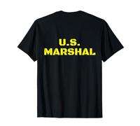 US Marshal United States Marshals Service USMS Back Side T-Shirt