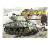 Us Medium Tank M4a3 (76) W - Meng Model Mmts-043-Meng Model