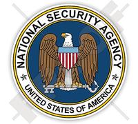 US National Security Agency Sceau NSA États-Unis Amérique, Américain, 90mm Vinyl Sticker, Autocollant