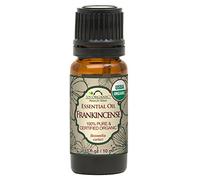 US Organic Huile essentielle d'encens 100 % pure (Boswellia carteri) - Certifié biologique par l'USDA, utilisation topique ou en diffuseur - Parfait pour le yoga ou la méditation (10 ml)