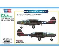 HobbyBoss Kit de modélisme en plastique P-61C Black Widow 1/72 Multicolore