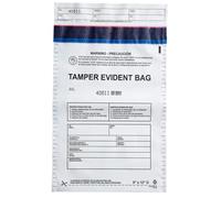 USPACKSMART 809-00 Lot de 100 sacs de dépôt en plastique opaque inviolable pour dépôts bancaires et gestion des espèces, 22,9 x 30,5 cm