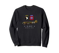 US Parachutistes 82e 101nd Airborne WW2 D Day Sweatshirt