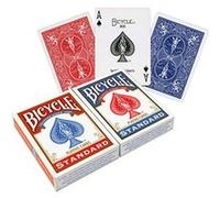 US Playing Card – Cartes Bicycle Rider Back Standard – Magie – 2 jeux de 54 cartes Rouge et Bleu