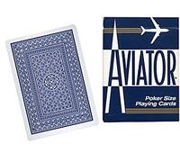 US Playing Card Co. Cards Aviator Poker Size (Blue)