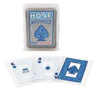 US Playing Card Company Hoyle Cartes à Jouer en Plastique Transparent imperméable (Un Deck Bleu/Transparent)