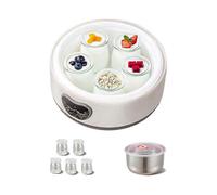 (US Plug,With 5 Cups)Ultimate Probiotic Yogurt Maker with Adjustable Temperature and Time Control