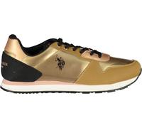 US POLO ASSN. CHAUSSURES DE SPORT DORE POUR FEMMES : Couleur - Or, Taille - 35 Taille : 35 Couleur : Or