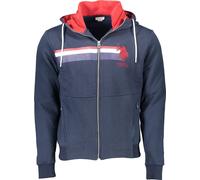 US POLO SWEATSHIRT HOMME BLEU AVEC FERMETURE A ZIP : Couleur - Bleu, Taille - XL Taille : XL Couleur : Bleu