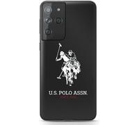 US Polo USHCS21LTPUHRBK S21 Ultra G998 noir Shiny Big Logo Housse de protection