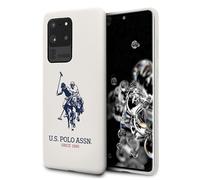 US Polo USHCS69SLHRWH S20 Ultra G988 blanc Housse de protection Silicone Collection