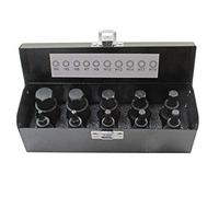 US Pro by Bergen - Lot de 10 douilles hexagonales pour clé Allen B1356 de 4 mm à 19 mm