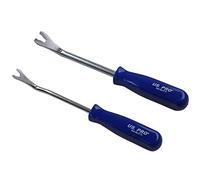 US PRO 2 pièces Outil de retrait de garniture de portière de voiture et extracteur de clip intérieur 6779, Bleu