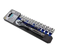 US Pro Ensemble avec clé à cliquet et 15 embouts peu profonds 4-14 mm, référence 3226