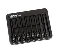 US PRO Industrial Lot de 8 douilles Torx extra longues 3/8" T25 - T60 3654