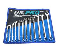 US PRO Jeu de 12 clés mixtes métriques extra longues 8-19 mm 1995