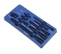 US Pro Lot de 9 barres d'extension pour douilles à choc à impact mixte 6,35 mm, 9,5 mm, 1,27 cm