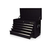 US Pro Tools Servante d’atelier à 6 tiroirs portable noir brillant Tiroirs avec glissières à billes