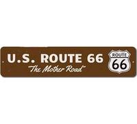 US Route 66 Sign Personalized Historic The Mother Road Name Metal Decor