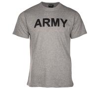US T-Shirt Imprimé Avec Army Gris S-3XL Armée Sport Shirt Demi Manches Neuf