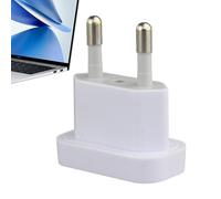 US to Europe Plug Adapter, Business Trips Charger Converter, 1.81x1.57x0.87 inches Travel Portable Adapter for Hair Dryer, Camera, Laptops, Phones, Study Abroad, Backpacking, Hotel, Airports
