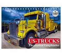 US-Trucks. Faszination Langhauber (Tischkalender 2026 DIN A5 quer), CALVENDO Monatskalender: Die faszinierenden LKW-Giganten der US-Highways