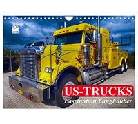 US-Trucks. Faszination Langhauber (Wandkalender 2026 DIN A4 quer), CALVENDO Monatskalender: Die faszinierenden LKW-Giganten der US-Highways