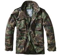 US Veste De Combat M65 avec Doublure Woodland S-7XL Army Extérieur Parka Camo
