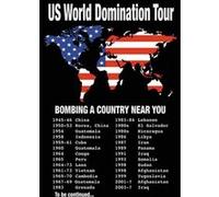 US WORLD DOMINATION TOUR - 68,5x102 cm - AFFICHE / POSTER G