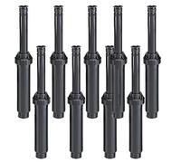 US418 Tuyère d'arrosage Hauteur du Piston: 10 cm. Portée : 5,20 m. Angle d’arrosage Ajustable. Filetage Femelle de 1,27 cm (1/2 "). Pack de 10.