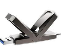 US5 256GB Solid USB State Drive External USB SSD Type-c and USB 3.2 Dual Interface Speed up to 550MB/s