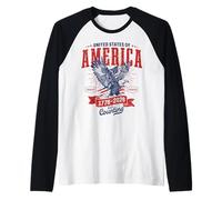 USA 1776-2026 Birthday Eagle Patriotic Quarter Millenium Manche Raglan