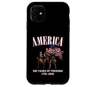 USA 250 Ans de liberté en Amérique Esprit 1776-2026 Coque pour iPhone 11