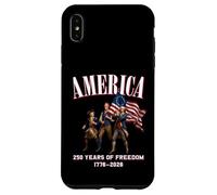 USA 250 Ans de liberté en Amérique Esprit 1776-2026 Coque pour iPhone XS Max