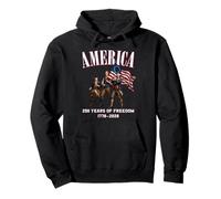USA 250 Ans de liberté en Amérique Esprit 1776-2026 Sweat à Capuche