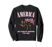 USA 250 Ans de liberté en Amérique Esprit 1776-2026 Sweatshirt