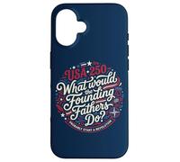 USA 250 Founding Fathers Revolution Patriot Coque pour iPhone 16