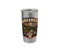 USA 250e anniversaire Arkansas Pride Gobelet isotherme en acier inoxydable double paroi