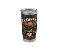 USA 250e anniversaire Arkansas Pride Gobelet isotherme en acier inoxydable double paroi