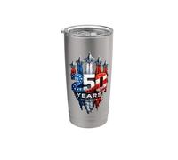 USA 250e anniversaire célèbre les avions de combat patriotiques cool Gobelet isotherme en acier inoxydable double paroi