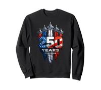 USA 250e Anniversaire célèbre Les Avions de Combat patriotiques Cool Sweatshirt