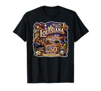 USA 250e Anniversaire Louisiana Pride T-Shirt