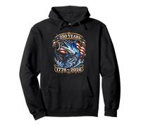USA 250e Anniversaire Marlin pêcheur pêche 1776 2026 Sweat à Capuche